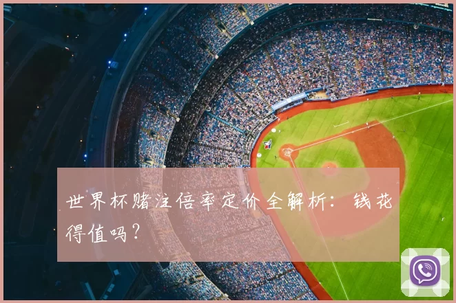 世界杯赌注倍率定价全解析:钱花得值吗?